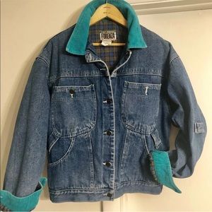 SOLD! FORENZA Flannel Lined Trucker Jean Jacket